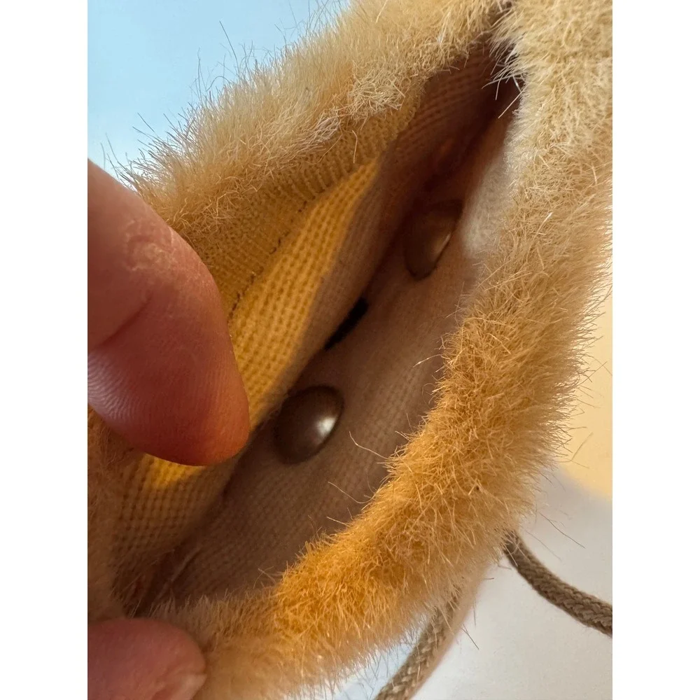 Rare New Steiff Teddy Bear Purse Y2K Button In Ear New With‎ Tags Germany
